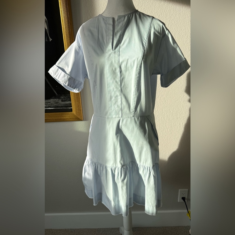 All Saints Light Blue 100% Cotton beautiful Farah summer dress